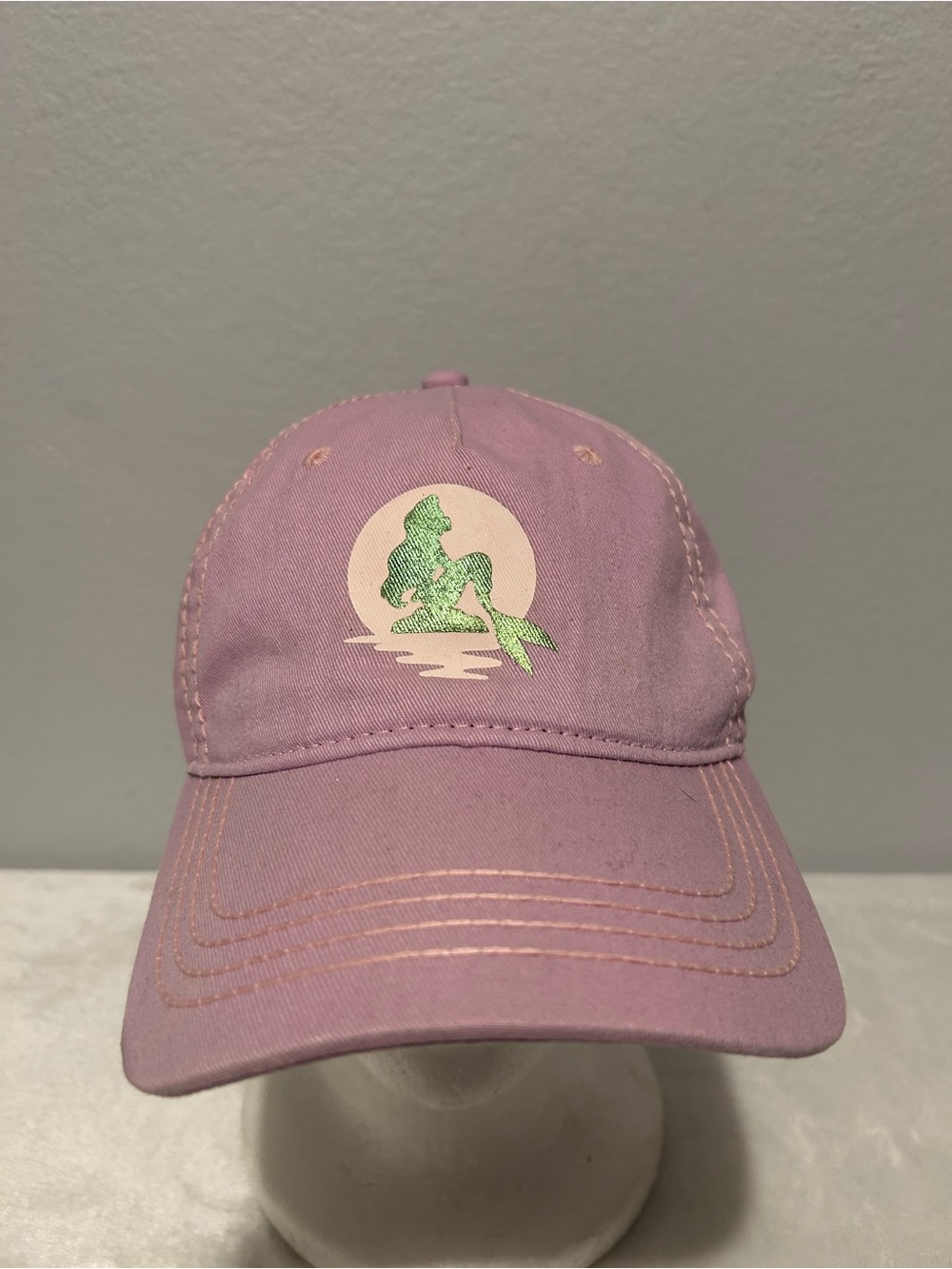 Women’s lavender little mermaid baseball style cap